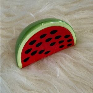 Nora Fleming Ceramic Watermelon Slice Figurine